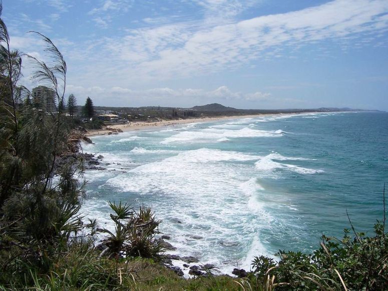 Coolum Beach, Sunshine Coast looking Northward
