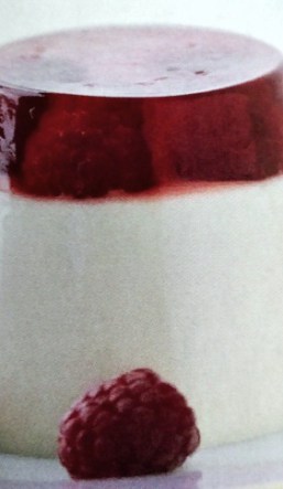 Vanilla Panna Cotta with Berry Jelly